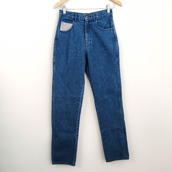 Anthropologie Carleen Floral Quilted Floral Straight Leg Jeans 28 NWT - Picture 3 of 9